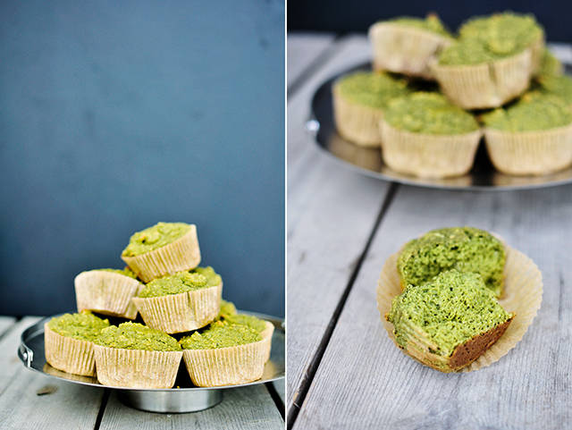 matcha muffins