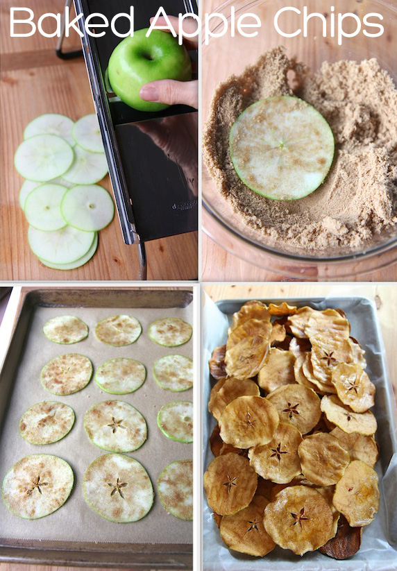 baked apple chips