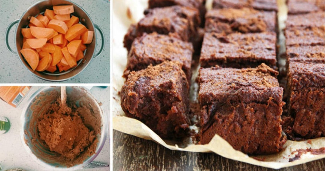 5Ingredient AntiInflammatory Sweet Potato Brownies With Almond Butter, Cocoa And Maple Syrup