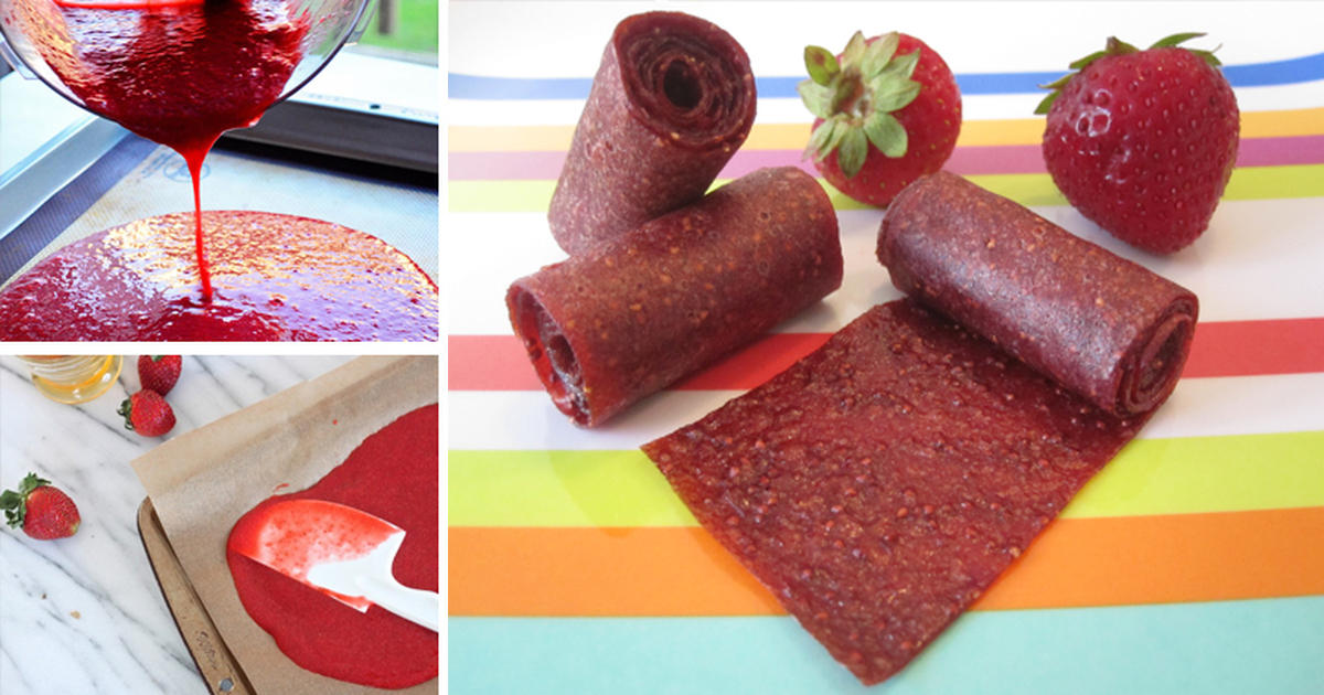 How to Make Fruit RollUps at Home With REAL Fruit and Gelatin For Your