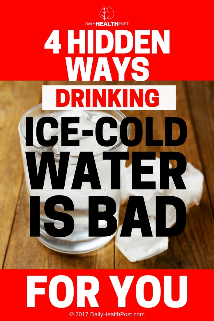 is cold water bad for you