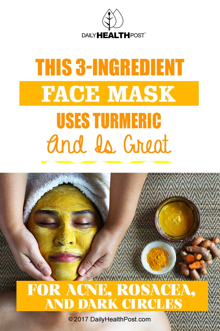 This 3ingredient Turmeric Face Mask For Acne Is Simple!